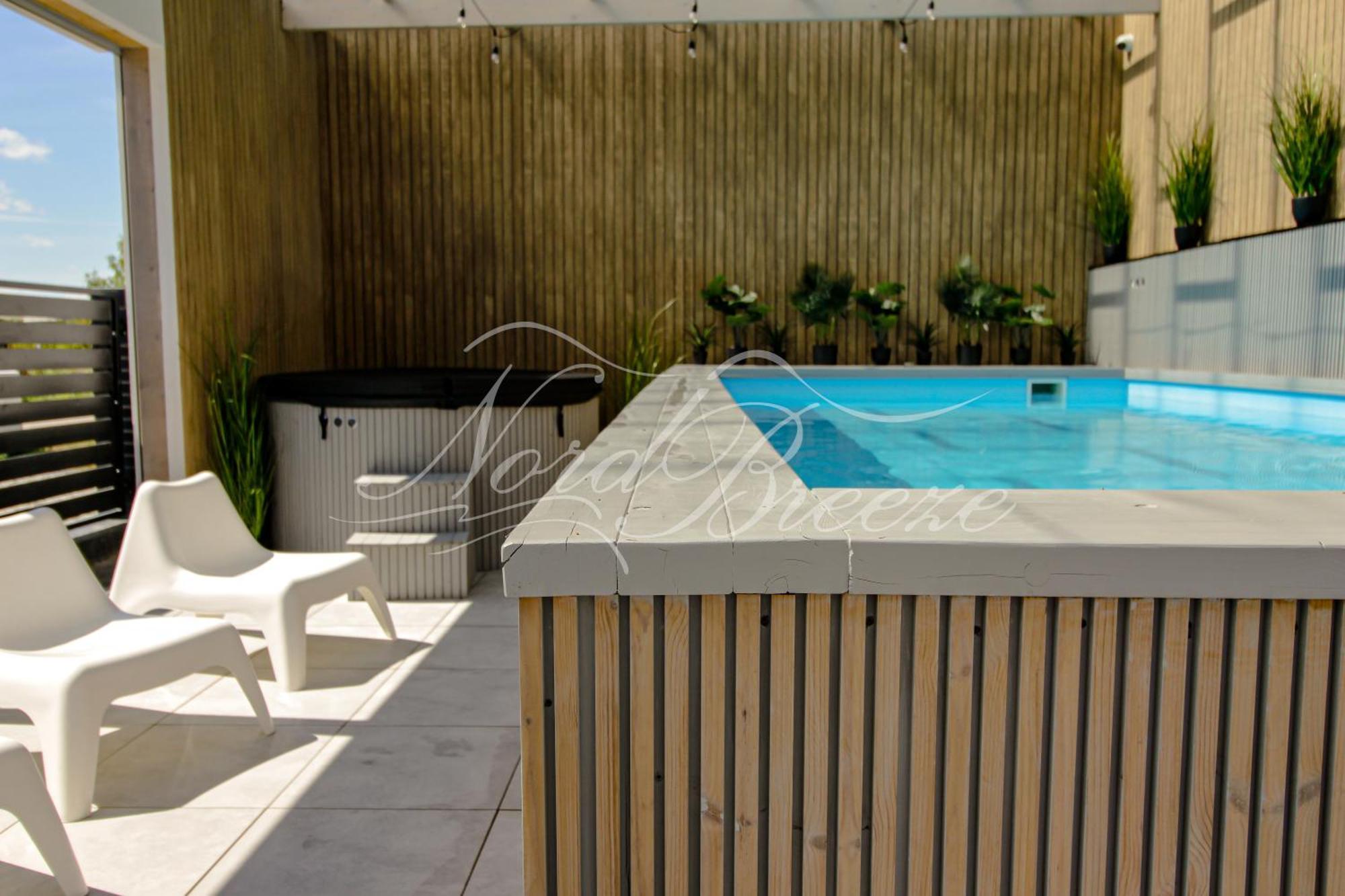 Nord Breeze Z Podgrzewanym Basenem I Jacuzzi Prázdninový dům *